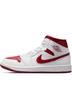 Jordan Sko, Dame, Hvid, 37 1/2 EU, Uld, Elegant Mid Reverse Chicago Sneakers