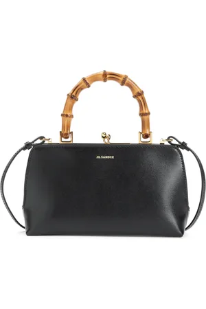 Jil Sander Taske, Dame, Sort, ONE SIZE, Uld, Goji Bamboo Mini Taske