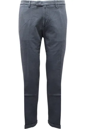 Briglia 1949 Bukser, Herre, Blå, 2XL, Slim italienske bukser Bg03 model