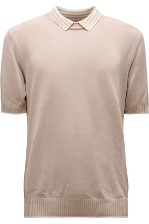 ELEVENTY Top, Herre, , L, Italiensk Stil Strikketop