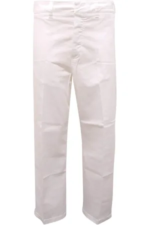 DEPARTMENT FIVE Bukser, Dame, Hvid, W28, Hvide Crop Bukser DUE Model