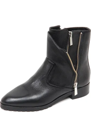 Michael Kors Sko, Dame, Sort, 36 1/2 EU, Flad Støvle Sko Andi Stil