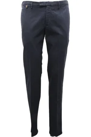 PT01 Bukser, Herre, Blå, 2XL, Bomuld, Super Slim Fit Stretch Bomuld Bukser