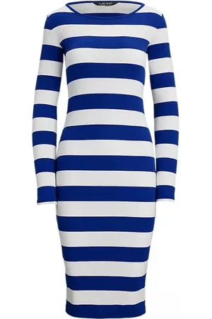 Ralph Lauren Kjole, Dame, Blå, S, Kjole