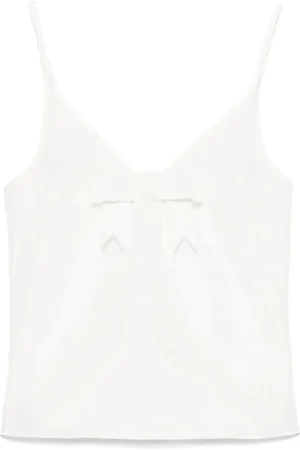 Shushu/Tong Top, Dame, Hvid, XS, Uld, Hvid Justerbar Skulderrem Kjole