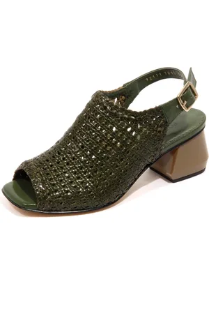 Pon´s quintana Sko, Dame, Grøn, 35 EU, Grøn Flettet Sandal Bayona Model
