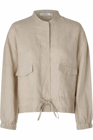 Masai Jakke, Dame, , XL, Linned, Linnedjakke med Kinakrave