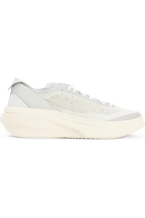 Y-3 Sko, Herre, Hvid, 45 1/2 EU, Læder, Hvide Sneakers til Mænd