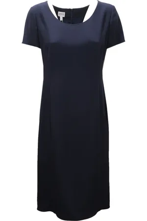 Emporio Armani Kjole, Dame, Blå, M, Uld, Klassisk kjolemodel Tma43T Tm003