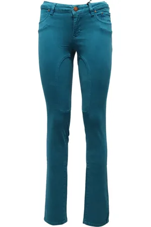 Siviglia Jeans, Dame, Grøn, W26, Stretch turkis delave bukser