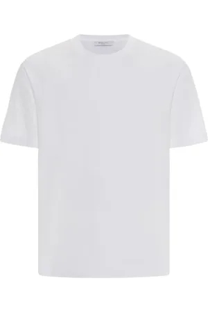 Boglioli Top, Herre, Hvid, XS, Bomuld, Hvid 100% bomuld T-shirt