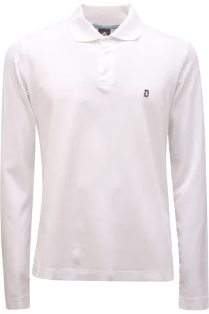 Dondup Top, Herre, Hvid, M, Vintage Effekt Skjorte Lavet i Italien
