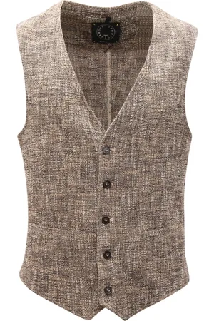 Tonello Jakke, Herre, , L, Slim Fit Vest Jakke, Fremstillet i Italien