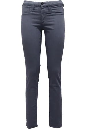 Fred Perry Bukser, Dame, Blå, W28, Uld, Stræk Gabardine Jeggings