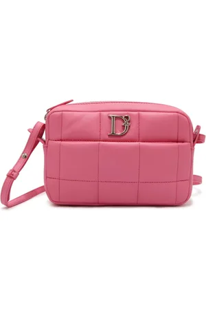 Dsquared2 Taske, Dame, Lyserød, ONE SIZE, Rosa Crossbody Taske Lavet i Italien