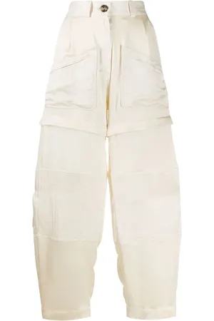 Lanvin Bukser, Dame, , M, Linned, Wide Bukser