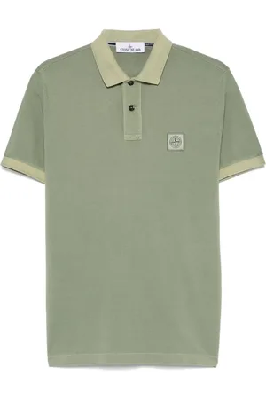 Stone Island Top, Herre, Grøn, L, Bomuld, Grøn T-shirt & Polo Sæt
