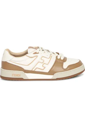 Fendi Sko, Herre, , 40 EU, Læder, Sneakers Multitone Design Non-Slip Rubber
