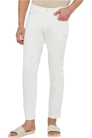 Tommy Hilfiger Jeans, Herre, Hvid, W31, Moderne Slim Fit Jeans