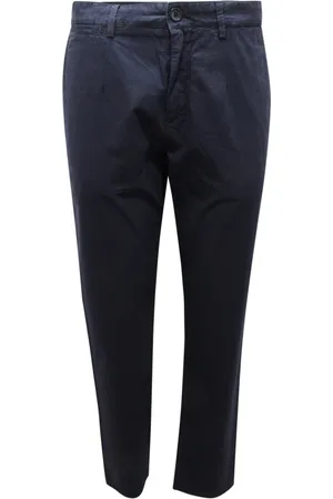 Dolce & Gabbana Bukser, Herre, Blå, XS, Gart Dyed Bukser, Lavet i Italien