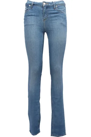 Lacoste Jeans, Dame, Blå, W26, Denim, Slim Fit Denim Delave Bukser