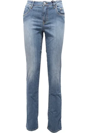 Siviglia Jeans, Dame, Blå, W31, Denim, Denim Delave Bukser Model 007381