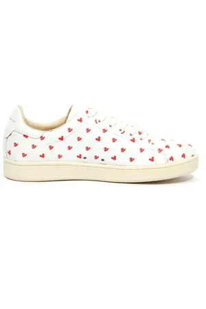 MOA MASTER OF ARTS Sko, Dame, Hvid, 36 EU, Mickey Mouse Heart Pattern Sko