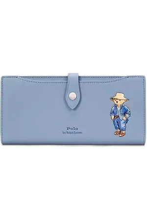 Ralph Lauren Tilbehør, Dame, Blå, ONE SIZE, Læder, Elegant Læderpung