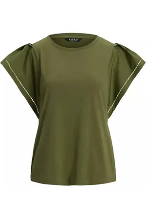 Ralph Lauren Top, Dame, Grøn, L, T-shirt