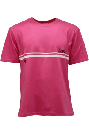 GCDS Top, Herre, Lyserød, XS, Uld, Italiensk Fremstillet Stilfuld Ss23M130170 Skjorte