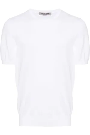 LA FILERIA Top, Herre, Hvid, 2XL, Bomuld, T-shirts