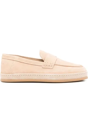 Hogan Sko, Dame, Lyserød, 36 EU, Læder, Beige Læder Sandaler til Kvinder