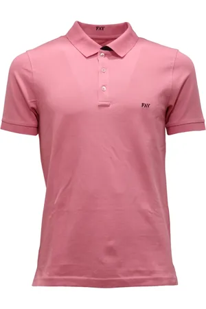 FAY Top, Herre, Lyserød, S, Uld, Stilfuld Skjorte i Trendy Design