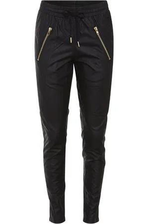 RUE de FEMME Bukser, Dame, Sort, XL, Uld, Skin Fatale Guld Bukser Sort