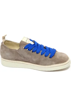 Panchic Sko, Herre, Grå, 40 EU, Suede, Suede sko i grå/taupe, lavet i Italien