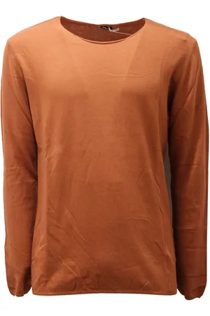OFFICINA 36 Strik, Herre, , L, Rusty Cotton Sweater Made in Italy
