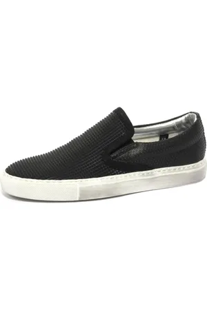 P448 Sko, Dame, Sort, 36 EU, Uld, E6 Sort Slip-On Sko Kvinder