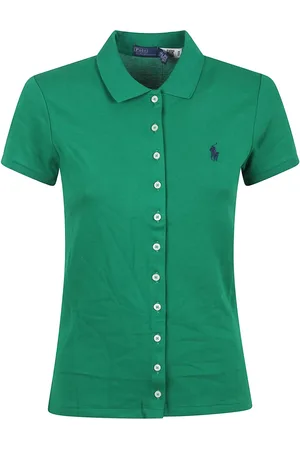 Ralph Lauren Top, Dame, Grøn, XS, Bomuld, Grøn T-shirt til kvinder