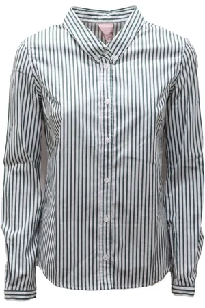(+) people Bluser & Skjorter, Dame, Hvid, S, Italiensk Stil Skjorte
