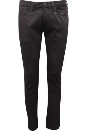 Emporio Armani Bukser, Herre, Sort, W40, Denim, Denim bukser i sort, stil 8N1J06