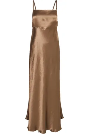 Max Mara Kjole, Dame, Brun, S, Baden Kjole