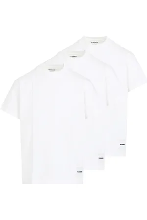 Jil Sander Top, Herre, Hvid, S, Bomuld, 3-pak T-shirt
