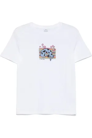 Paul Smith Top, Dame, Hvid, L, Hvide T-shirts og Polos