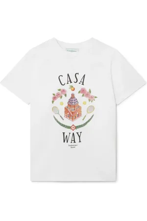 Casablanca Top, Herre, Hvid, S, Bomuld, Casa Way T-shirt