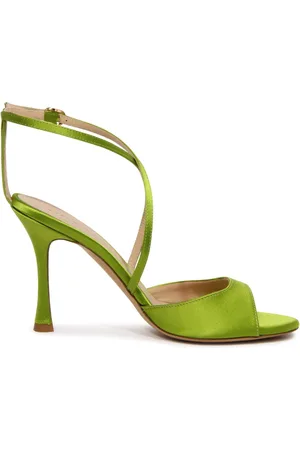 ROBERTO FESTA Sko, Dame, Grøn, 38 EU, Satin, Xose Satin Sandal Pistacchio Grøn
