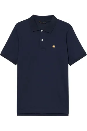 Brooks Brothers Top, Herre, Blå, S, Bomuld, Bomuld Piqué Polo