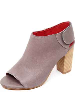 Jeffrey Campbell Sko, Dame, Grå, 40 EU, Læder, Vintage Quebec Sandal i gråt læder