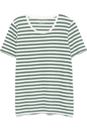 Majestic Top, Dame, Grøn, S, Grøn Rund Hals T-shirt