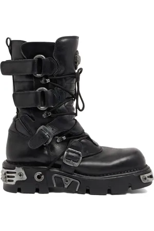 Paco rabanne Sko, Dame, Sort, 36 EU, Læder, Sort Læder Chunky Sole Sko