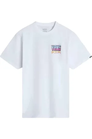 Vans Top, Herre, Hvid, L, Palm Cheers Klassisk T-shirt